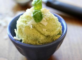 Basil Coconut Ice Cream