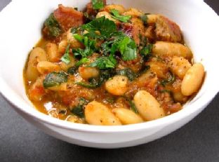 Cannellini Bean and Smoked Turkey Stew