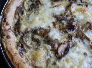 Caramelised Onion and Mushroom Quiche