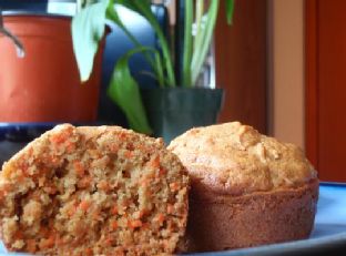 Carrot Oat Muffins