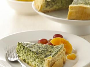 Chavrie Spinach Quiche