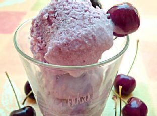 Cherry ice cream