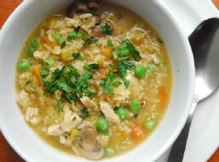 Chicken and Leek Porridge