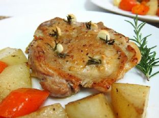 Chicken Thigh With Rosemary and Garlic