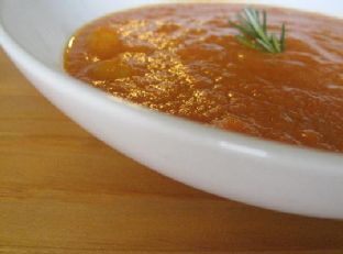 Chickpea-Tomato Soup With Fresh Rosemary