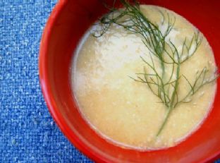 Chilled Fennel Soup With Orange Zest