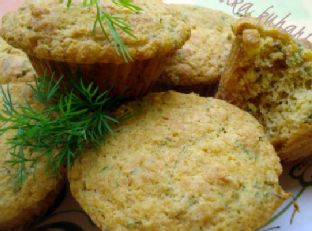 Chive and dill muffins