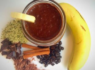 CHOCOLATE BANANA MORNING BUZZ SMOOTHIE