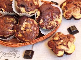 Chocolate Cream Cheese Muffins