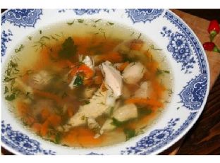 Clear & Quick Chicken Soup