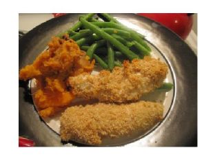 Coconut and Whole Wheat Chicken Tenders