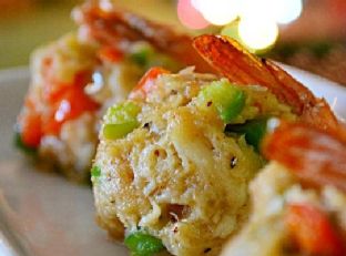 Crab Cake Stuffed Shrimp