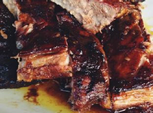 Cranberry and Orange Juice Spareribs