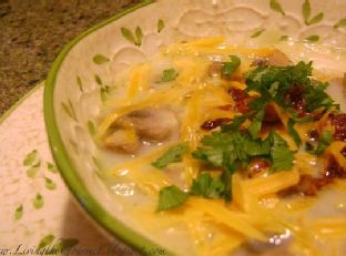 Creamy Mushroom Soup ~ with a “Kick”