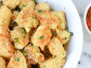 Crispy Italian Cauliflower Poppers Appetizer