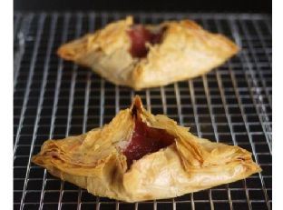 Crispy Rhubarb Pockets