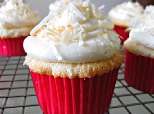 Double Coconut Cupcakes