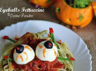 Eyeballs Fettuccine