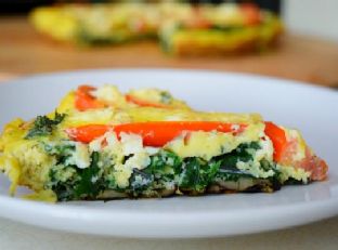 Farmer’s Strata with Kale and Tomatoes