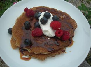 Fourth Of July Sourdough Pancakes