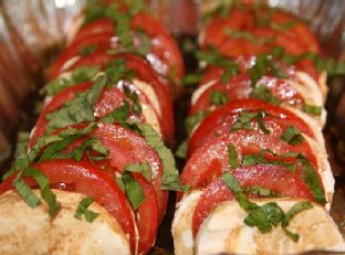 Fresh Tomato Mozzarella Side Salad