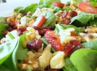 Fruit and Spinach Salad with “Xocai Activ” Vinaigrette