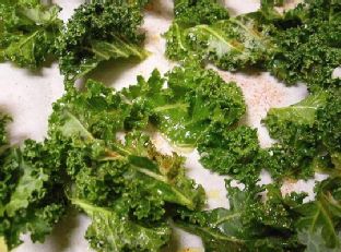 Garlicky Roasted Kale