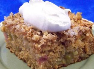 Grandma B’s Rhubarb Cake