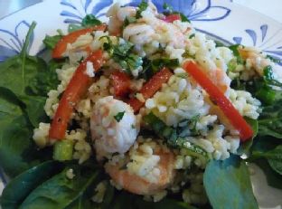 Greek Shrimp Orzo