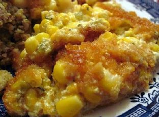 Green Chile & Corn Casserole Side Dish