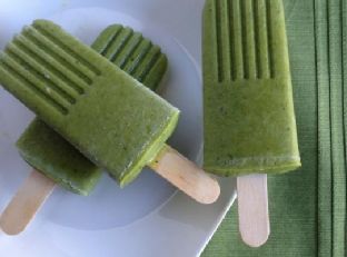 Green Monster Ice Pops