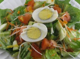 Green Salad With Fresh Orange Juice Dressing