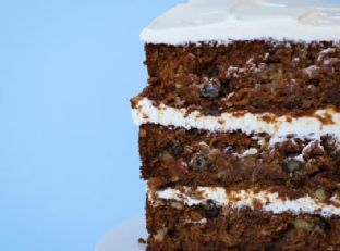 Grownup carrot cake