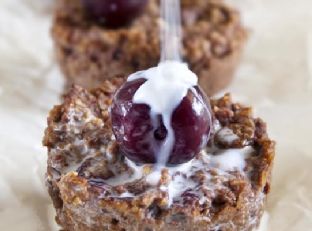 Healthy Black Forest Baked Oatmeal