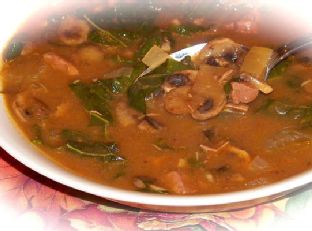 Hearty Beef and Mushroom Soup