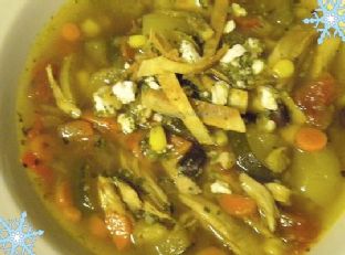 Hearty Chicken Tortilla Soup