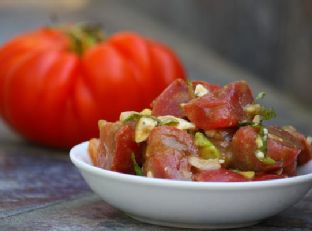 Heirloom Tomato Salad With Blue Cheese