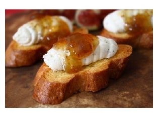 Goat Cheese and Fig Crostini