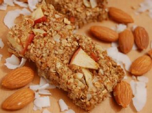 Homemade Apple Almond Granola Bars