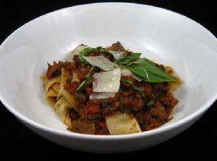 Homemade Tagliatelle With Wild Boar Ragu