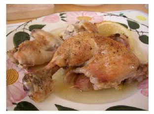 Lemon and Garlic Slow Roasted Chicken