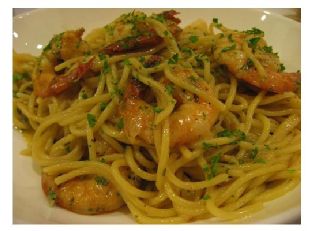 Lemon Pasta With Shrimp