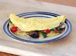 Loaded Veggie Omelet