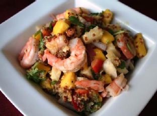 Mango Quinoa Salad With Shrimp