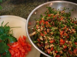 Middle Eastern Chopped Salad