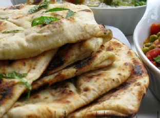 Mint, Fennel and Garlic Naan