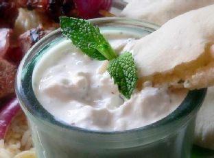 Minted Feta Yogurt Dip