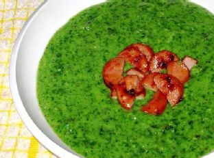 Minted Pea & Spinach Soup