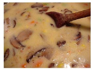 Mushroom Scallion Soup