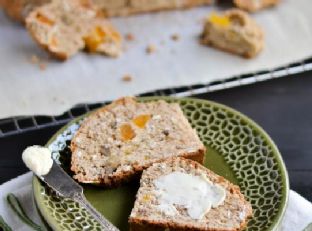 Oatmeal, Apricot, Walnut Soda Bread